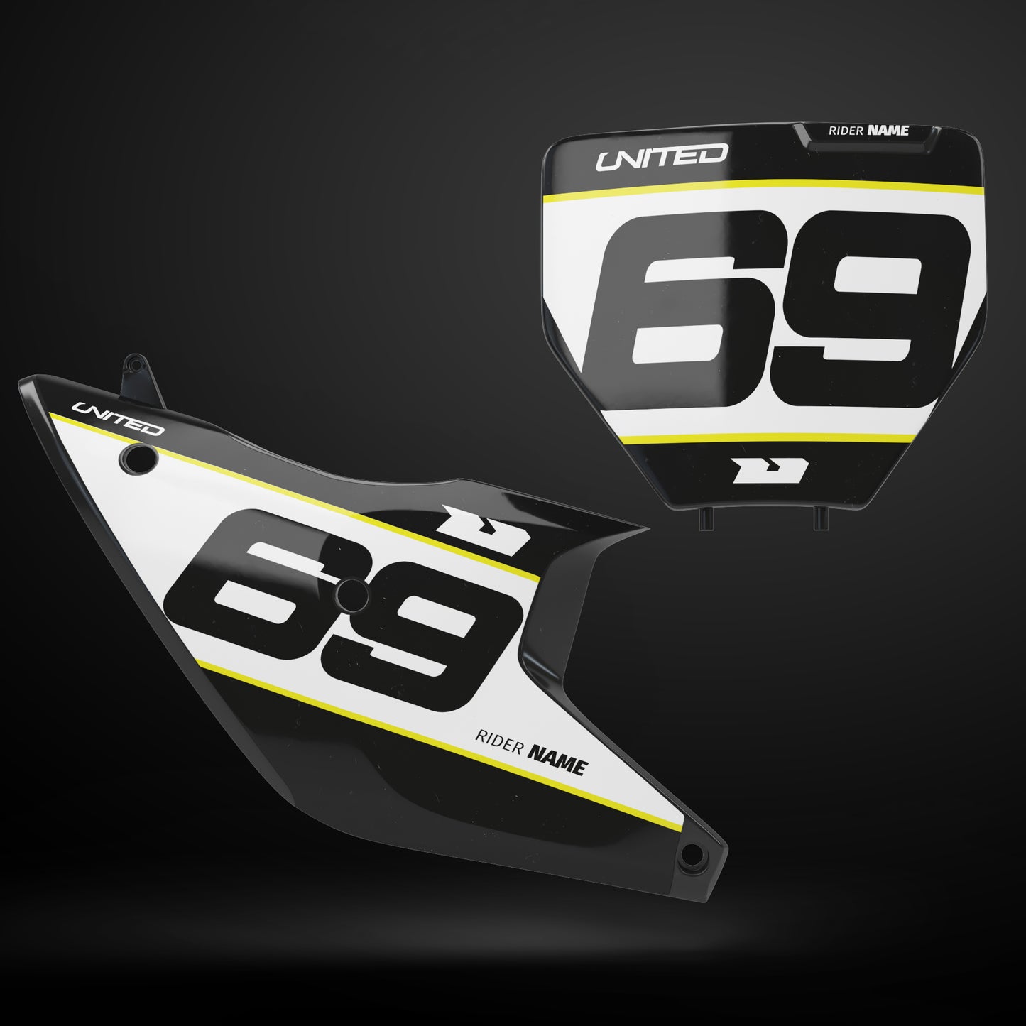 NOIR - HUSQVARNA | Number Plate Graphics