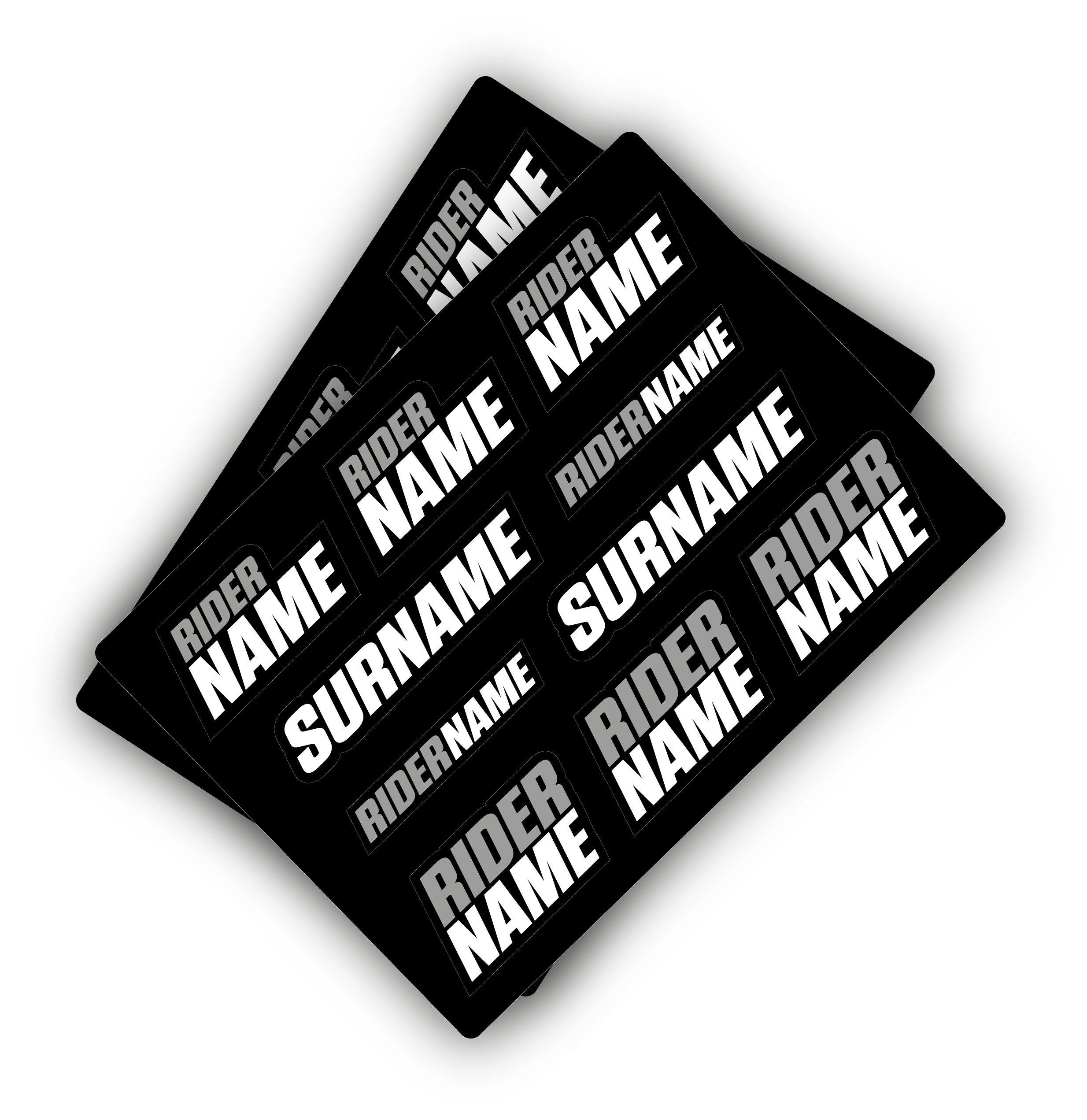 Rider I.D - Sticker Sheet – United Signage